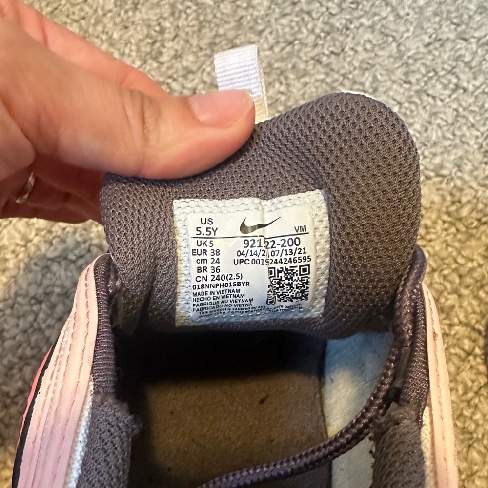 Nike Pink and Black Air Max Sneakers - Picture 5 of 5